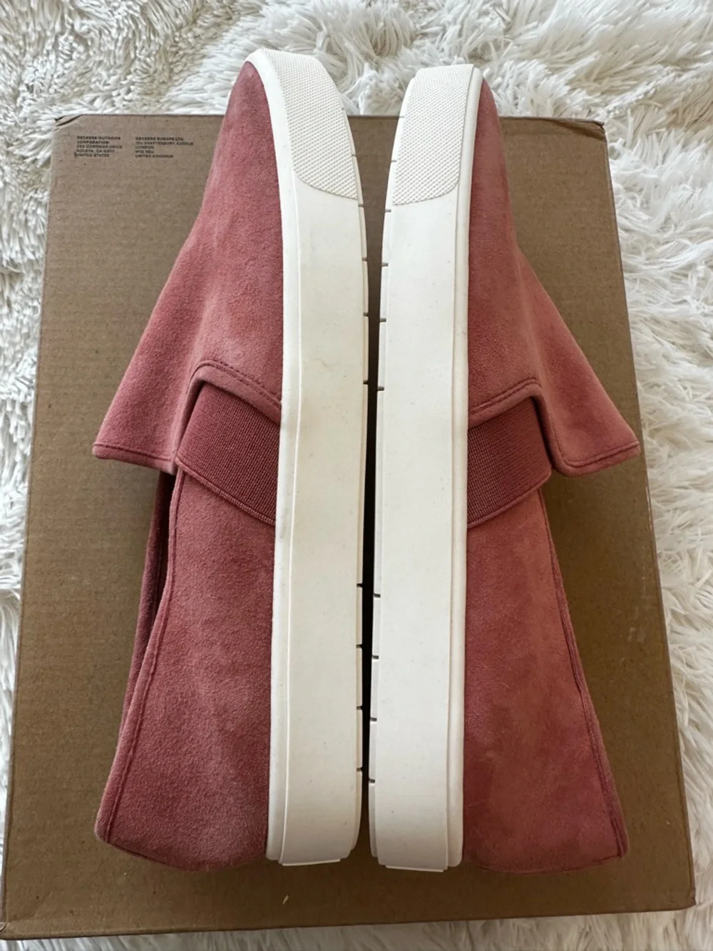 VINCE Blair Dusty Rose Suede Slip On Sneakers Women’s Size 9 Pink Leather NWOT